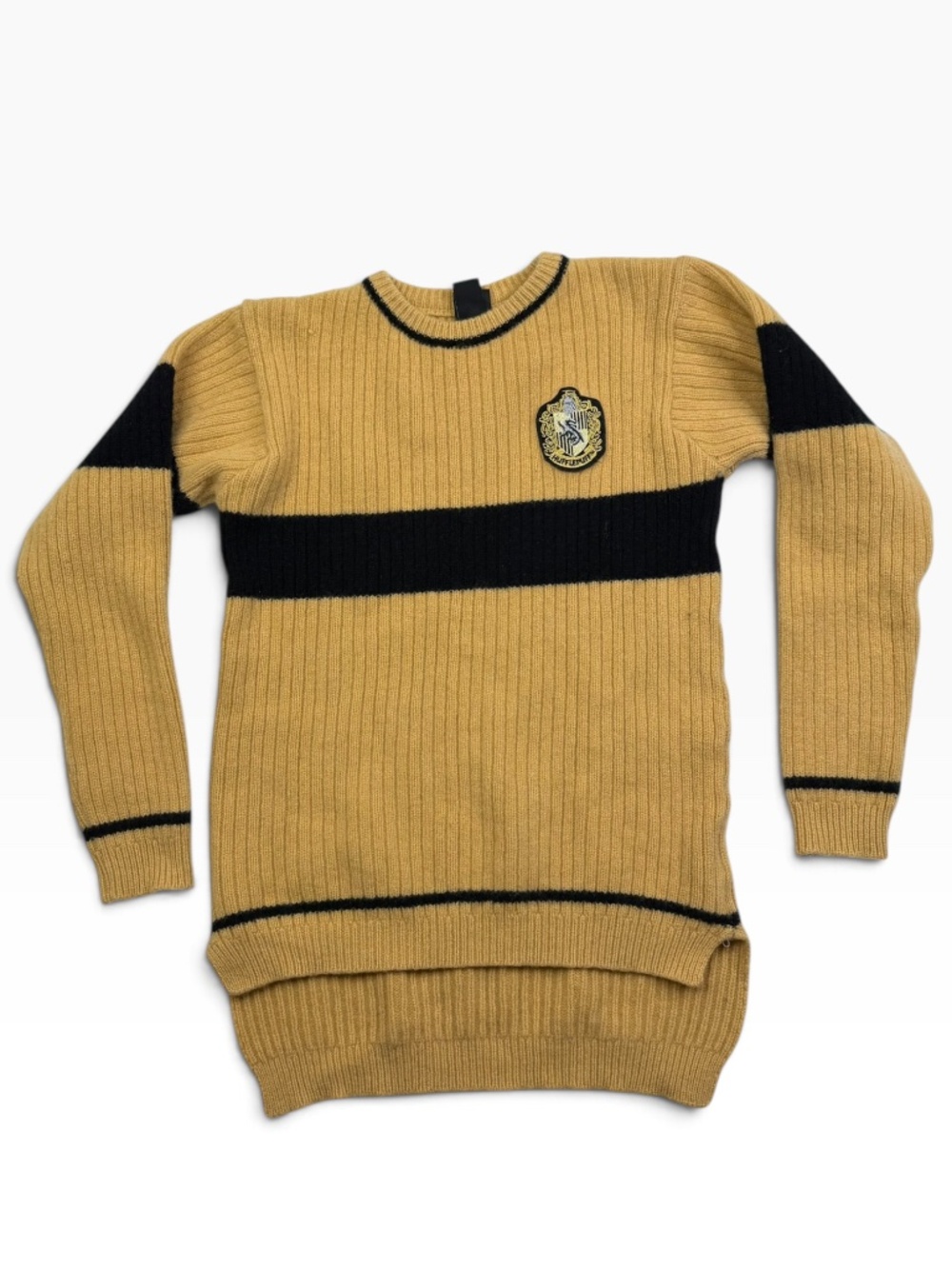 Harry Potter Hufflepuff Quidditch Lambswool Sweater Large